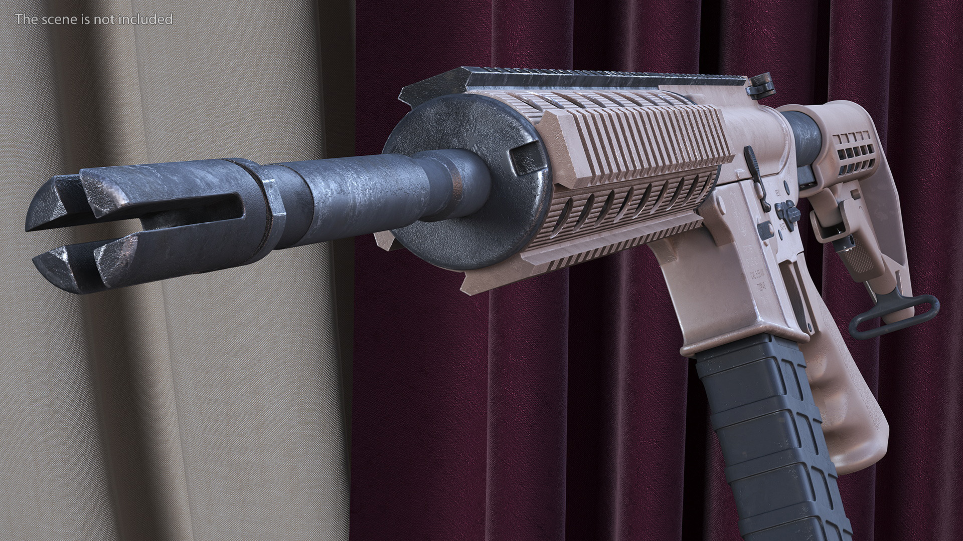 Modern Desert Rifle 3D model