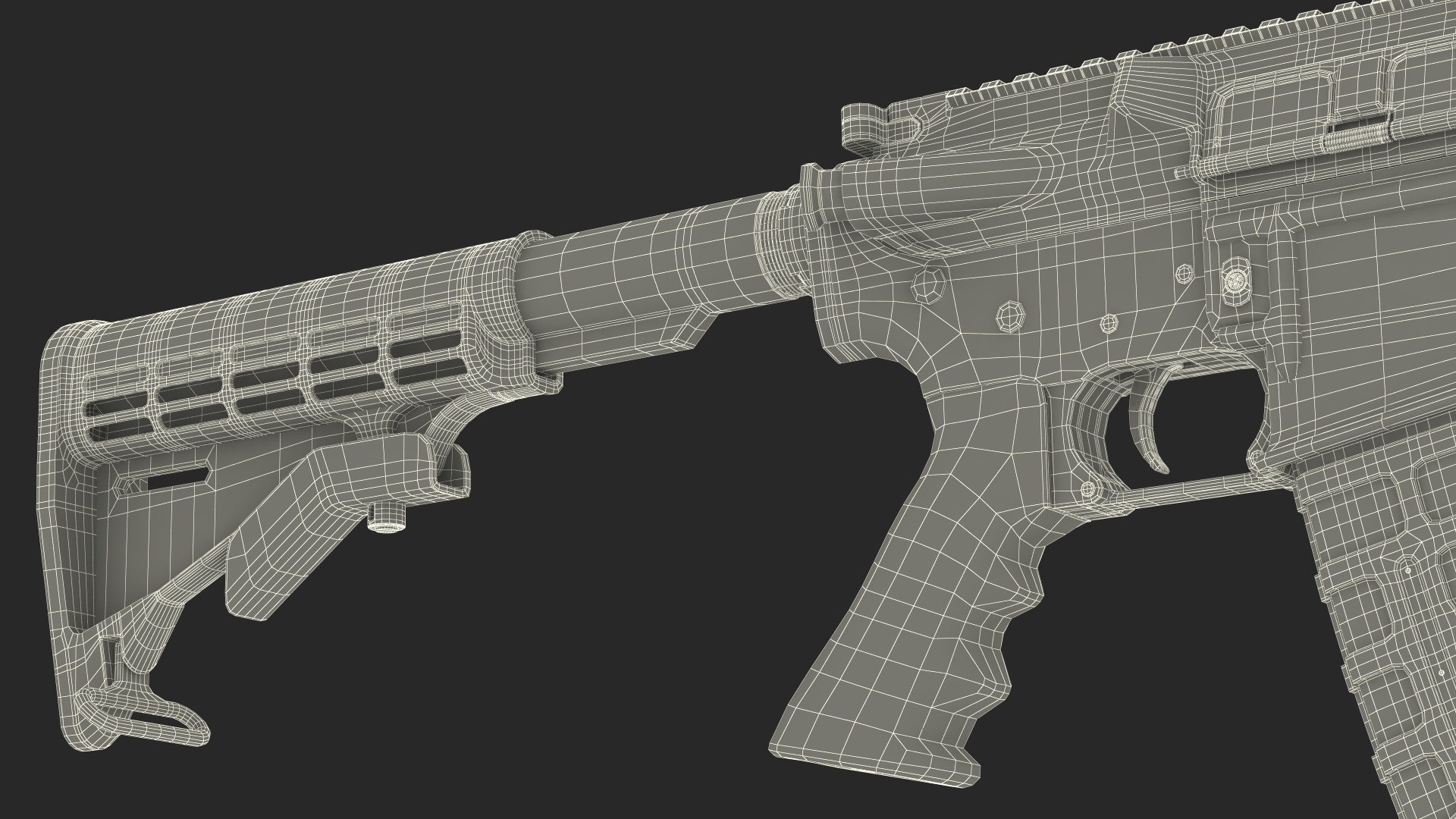 Modern Desert Rifle 3D model