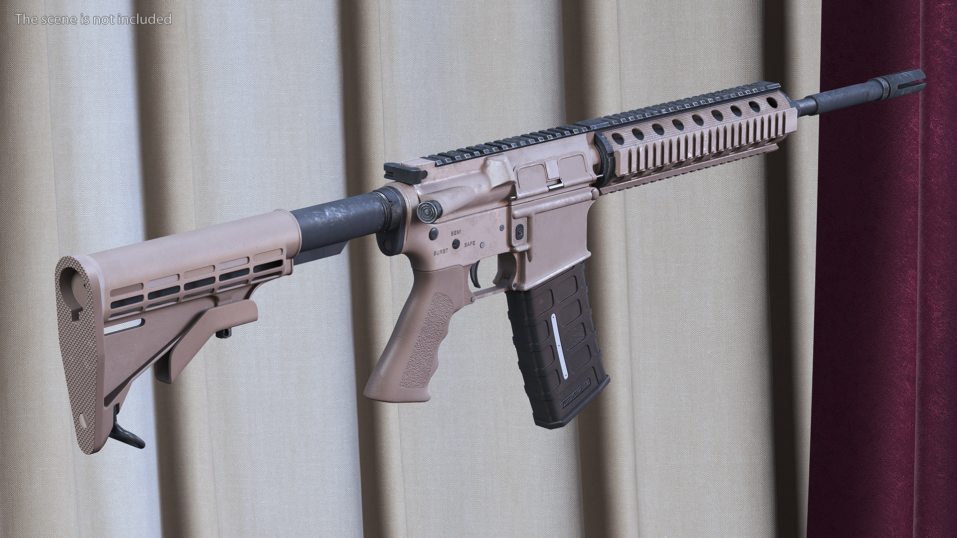 Modern Desert Rifle 3D model
