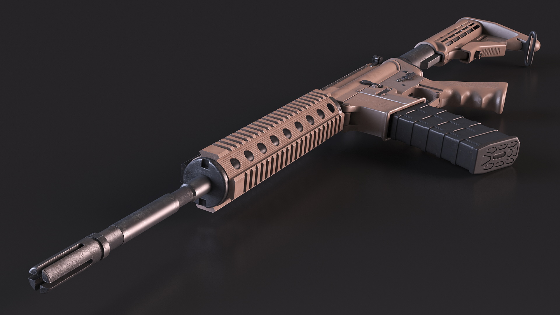 Modern Desert Rifle 3D model