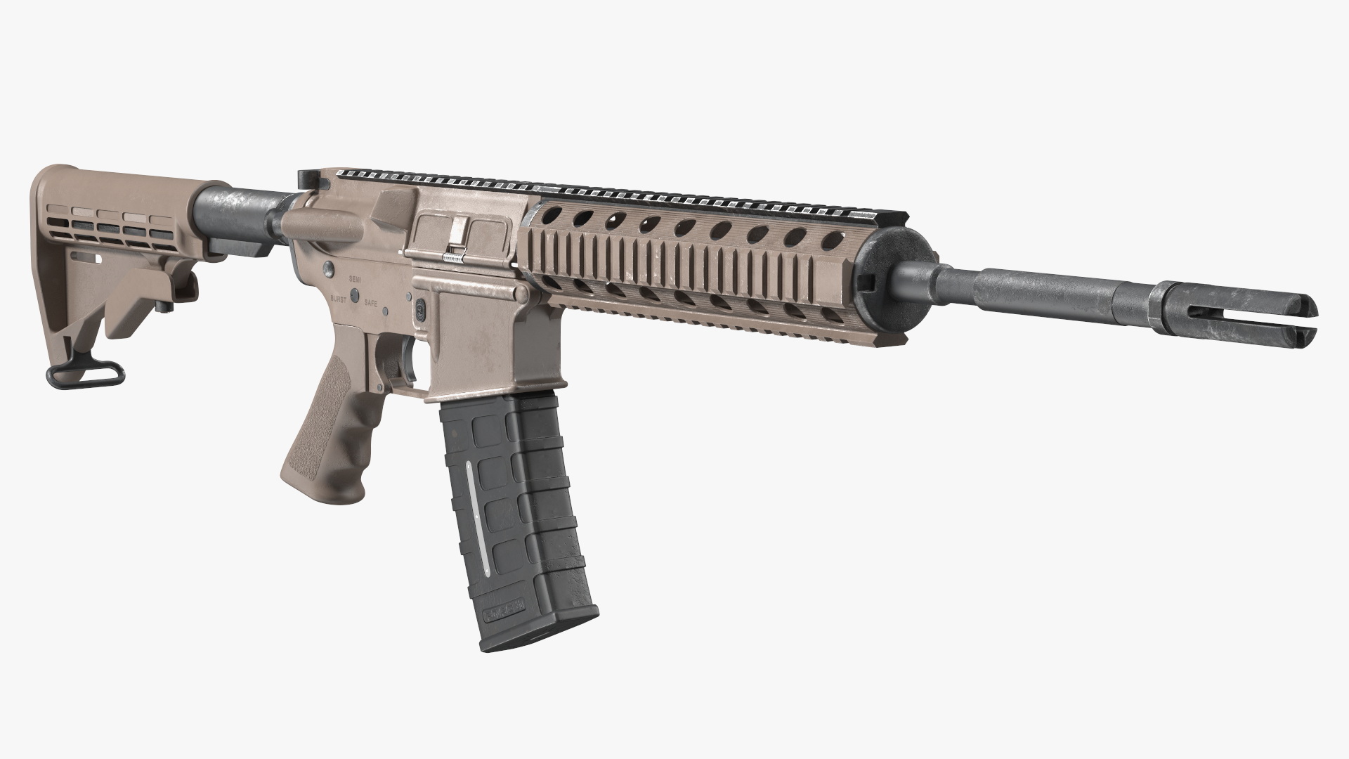 Modern Desert Rifle 3D model