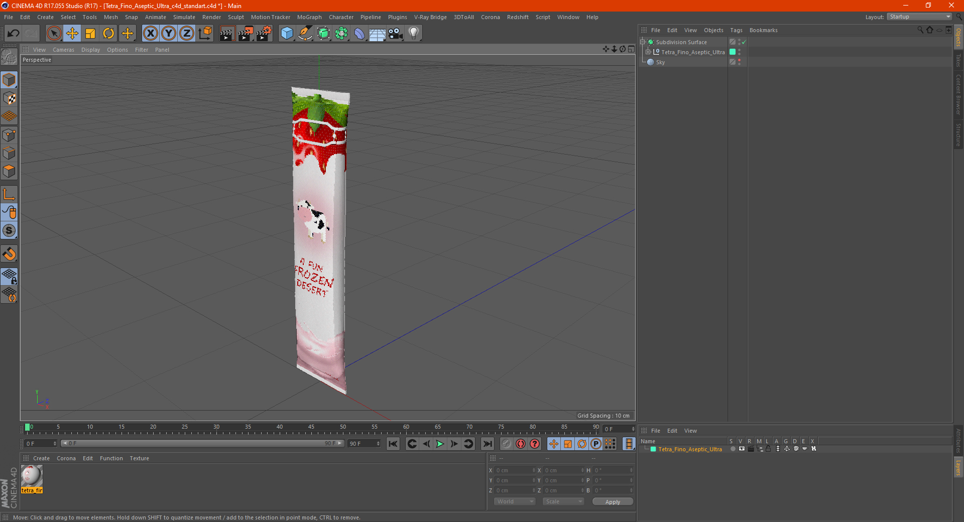 Tetra Fino Aseptic Ultra 3D model