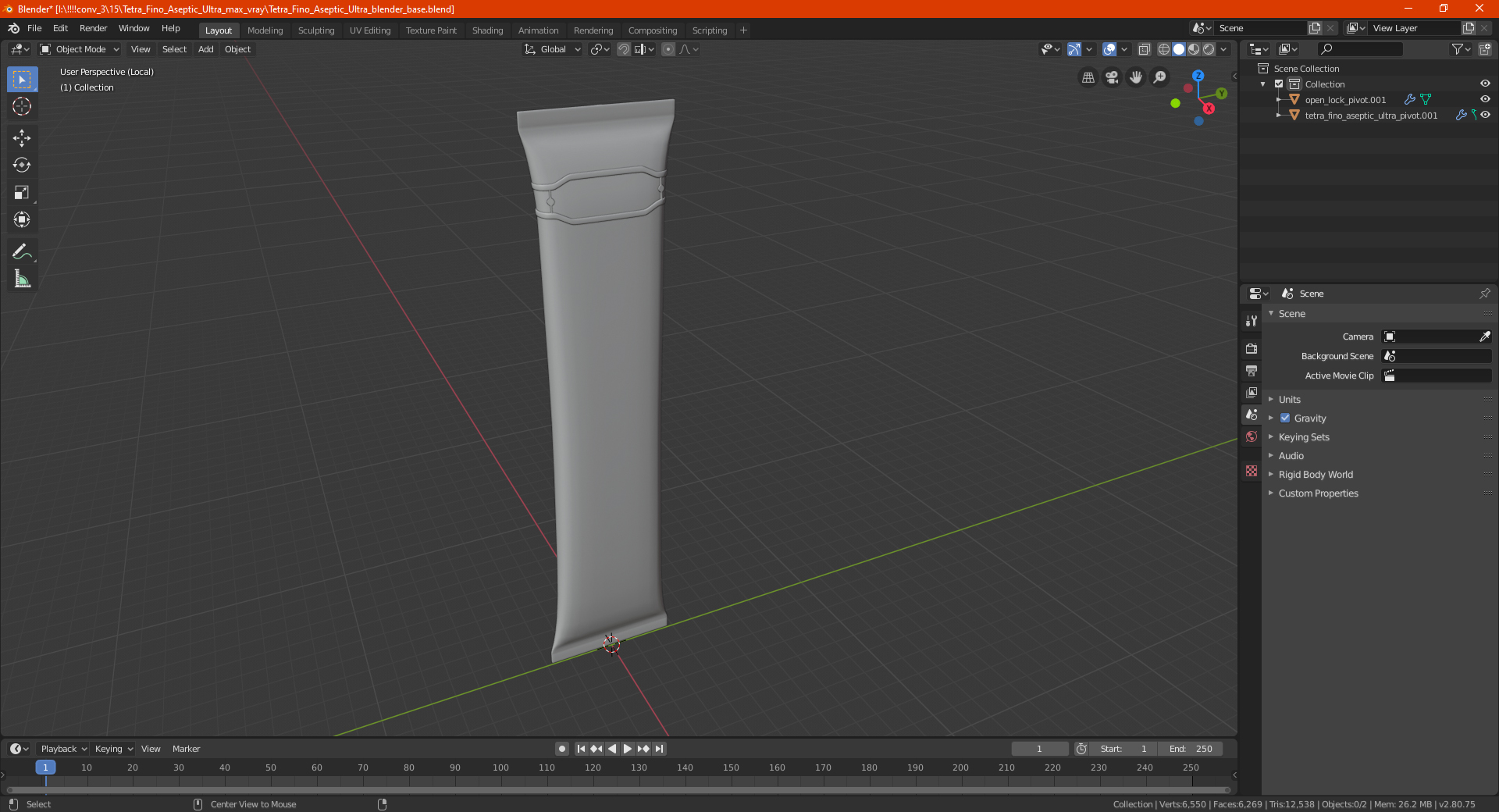 Tetra Fino Aseptic Ultra 3D model