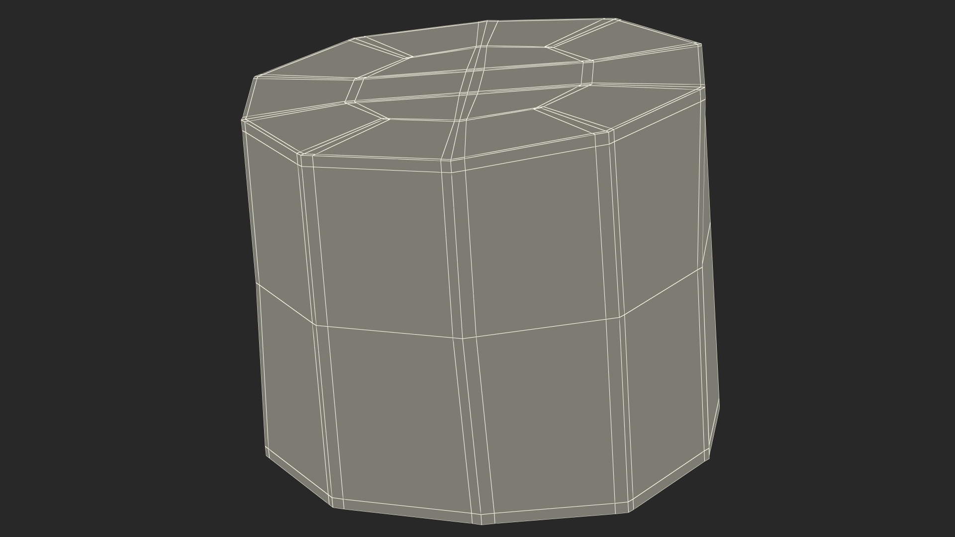 3D Fresh Peeled Sugarcane Piece model