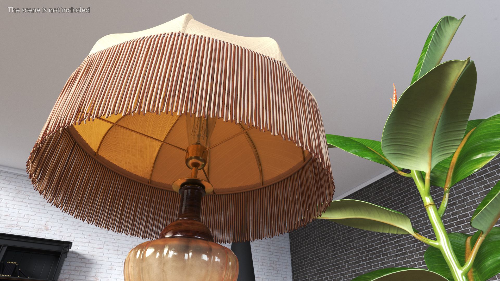 3D Vintage Lantern Table Lamp