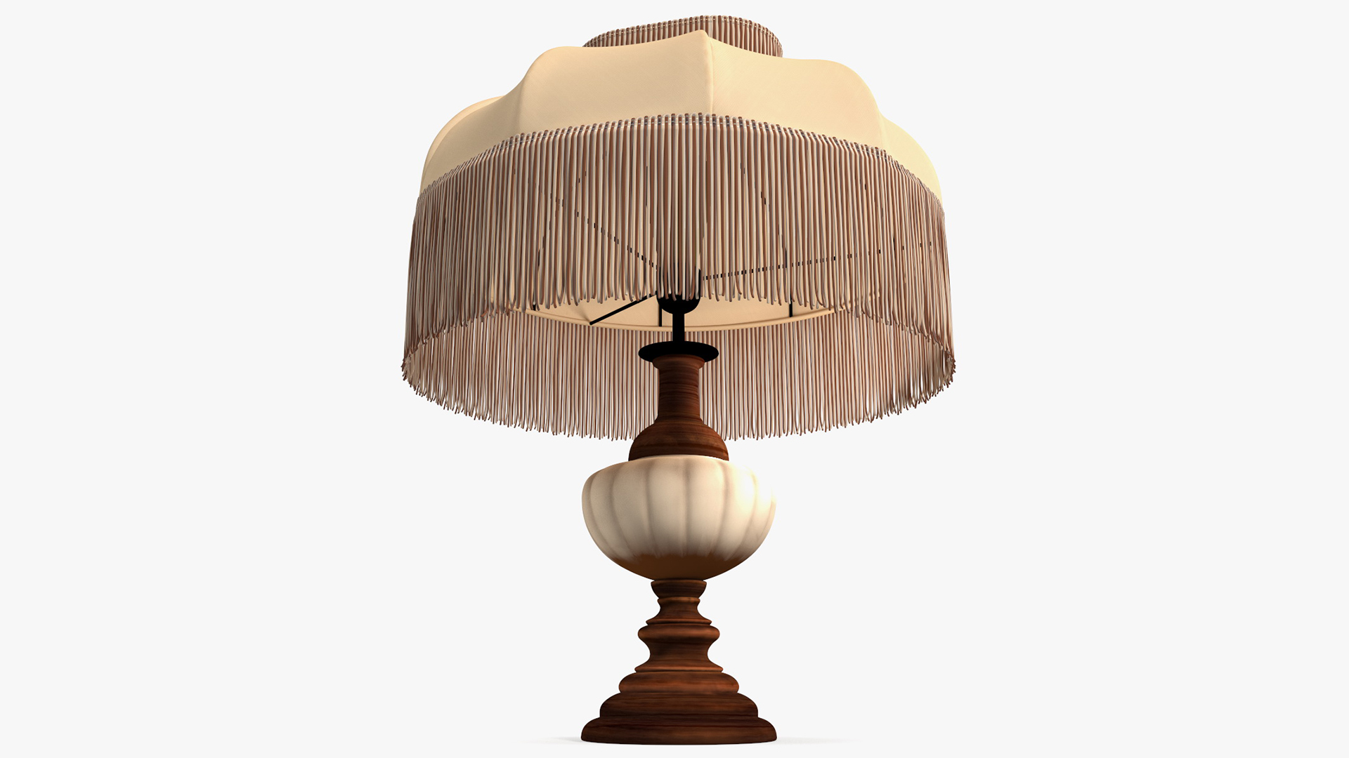 3D Vintage Lantern Table Lamp