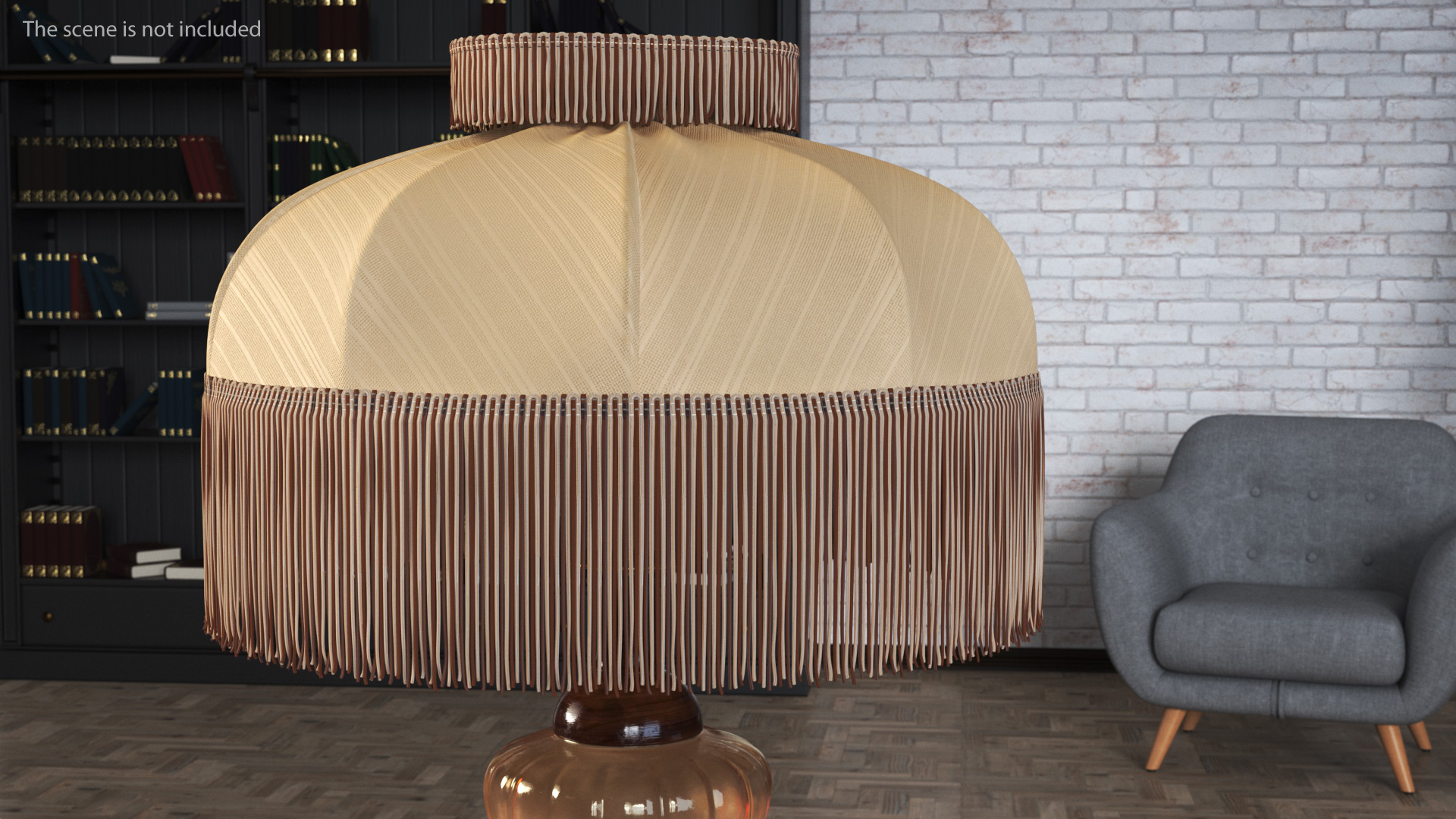 3D Vintage Lantern Table Lamp