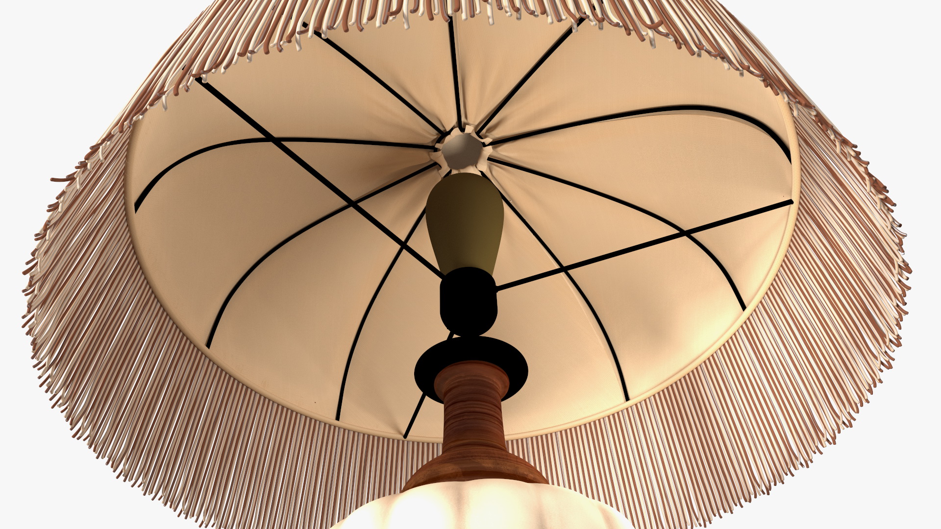 3D Vintage Lantern Table Lamp