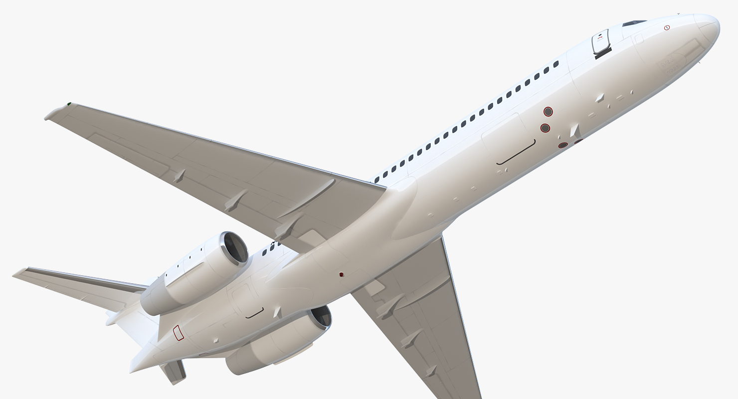 Boeing 717 200 Generic Rigged 3D model