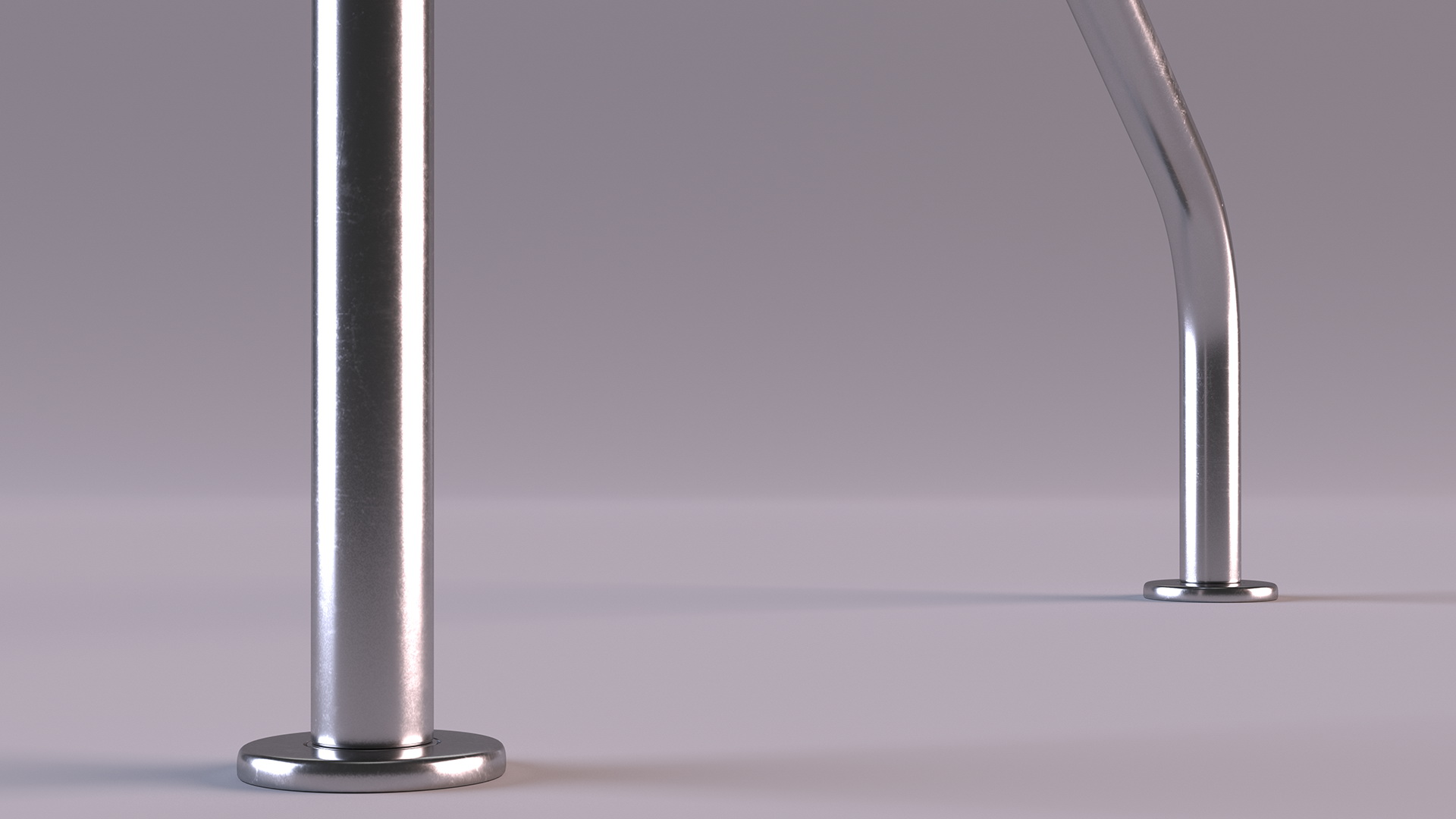 Stair Rail for Pool 3D model