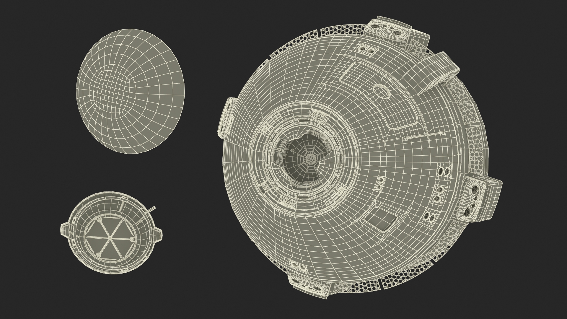 3D Spacecraft Transport Vehicle model