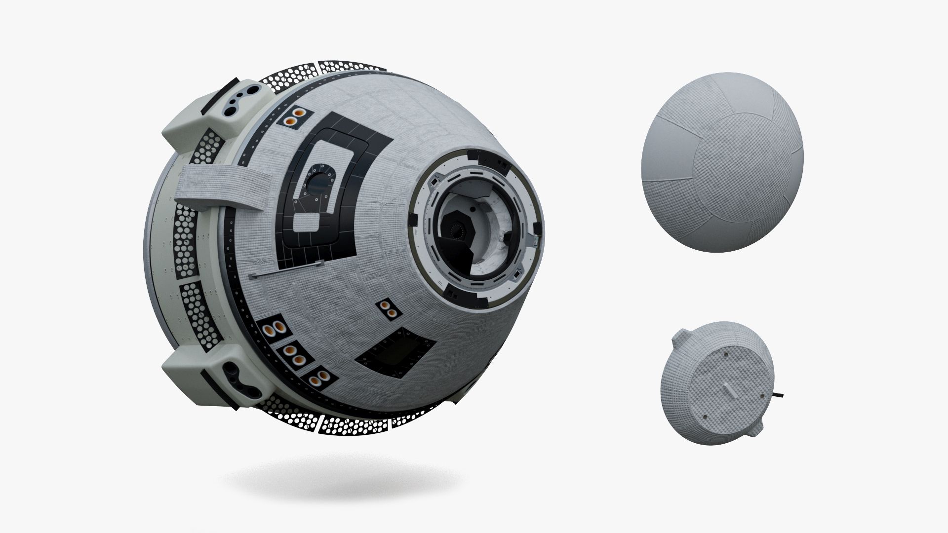 3D Spacecraft Transport Vehicle model