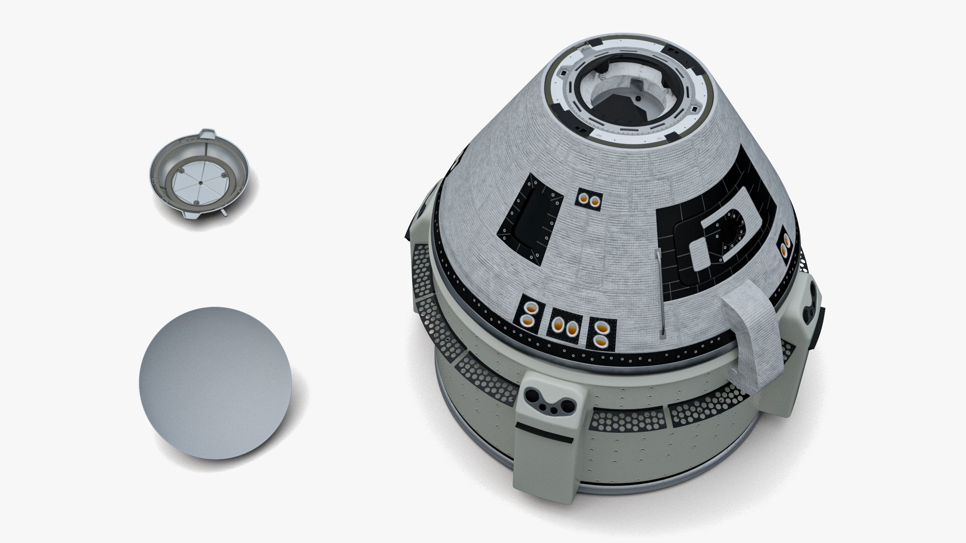 3D Spacecraft Transport Vehicle model