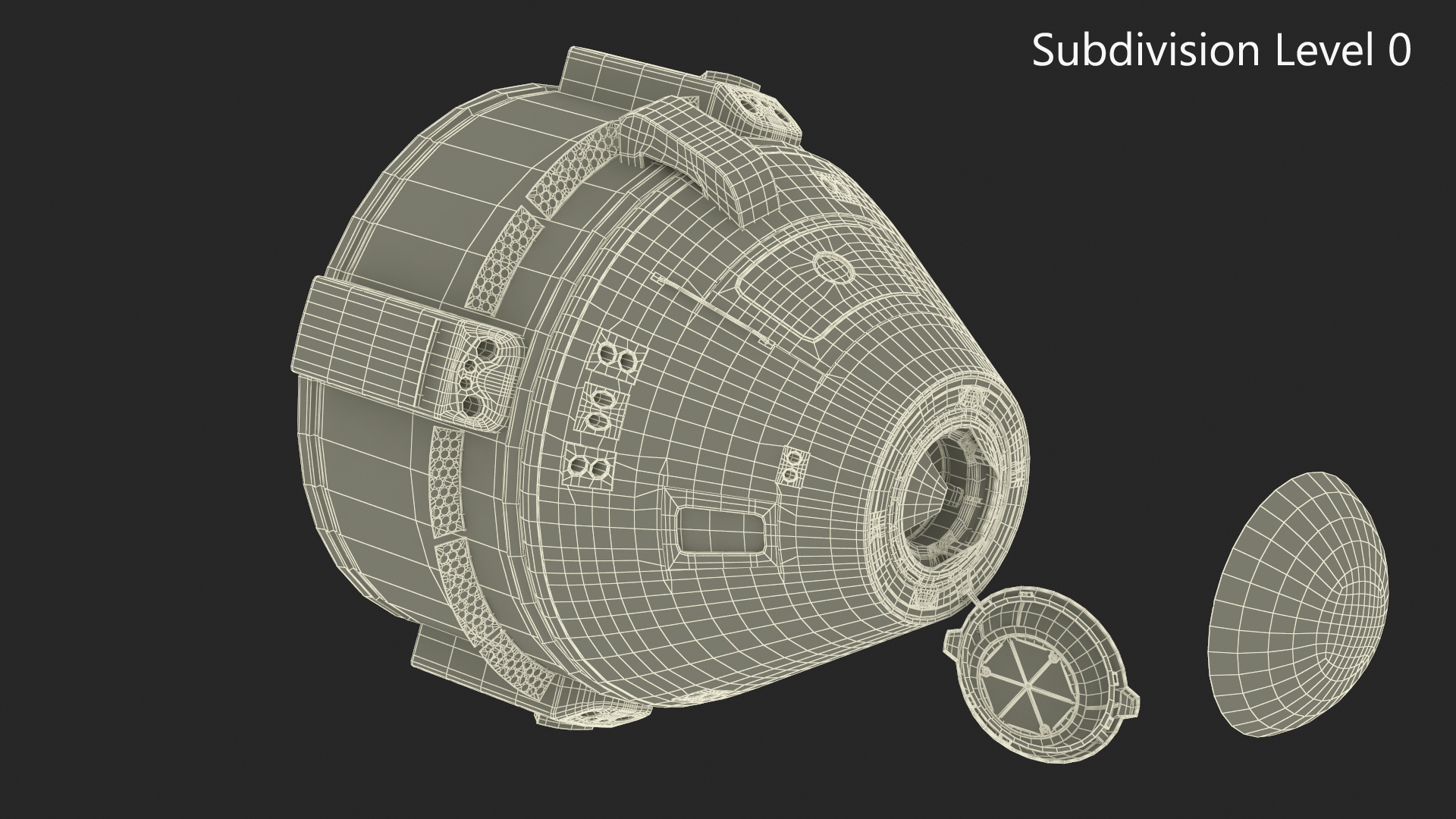 3D Spacecraft Transport Vehicle model