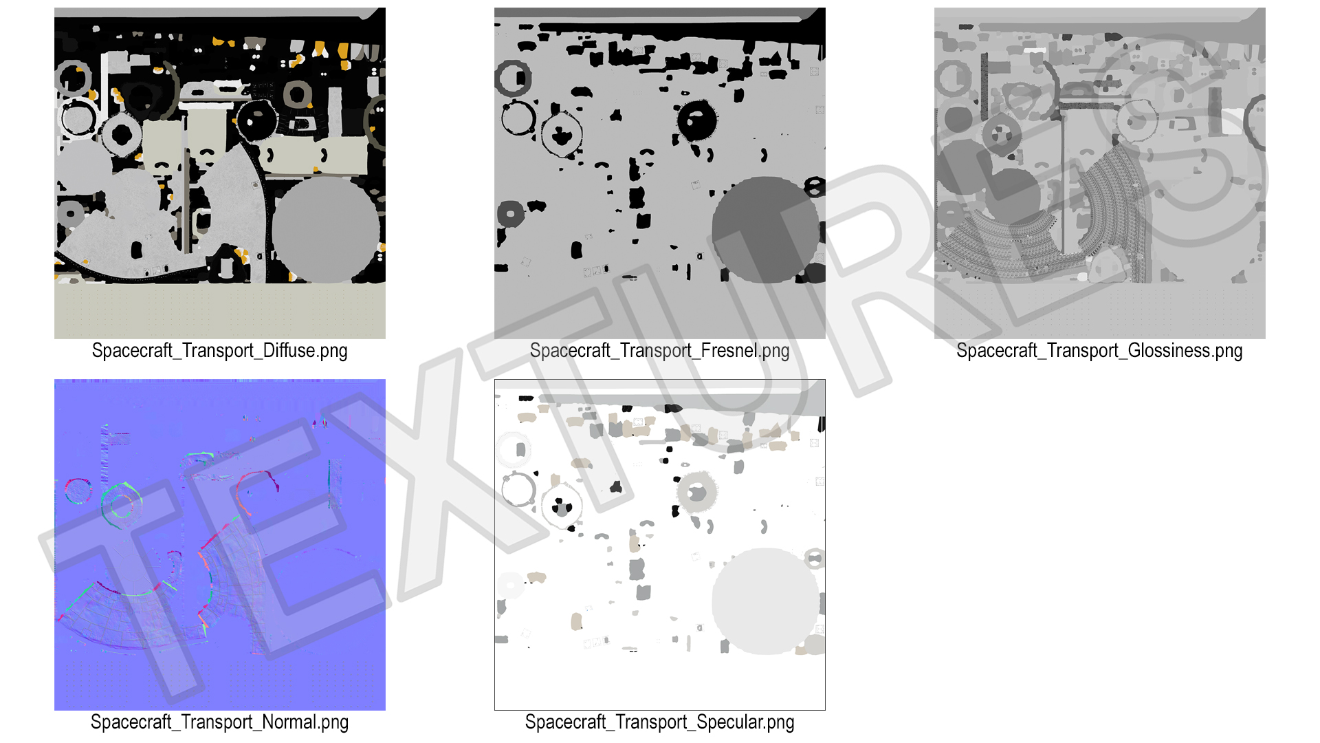 3D Spacecraft Transport Vehicle model