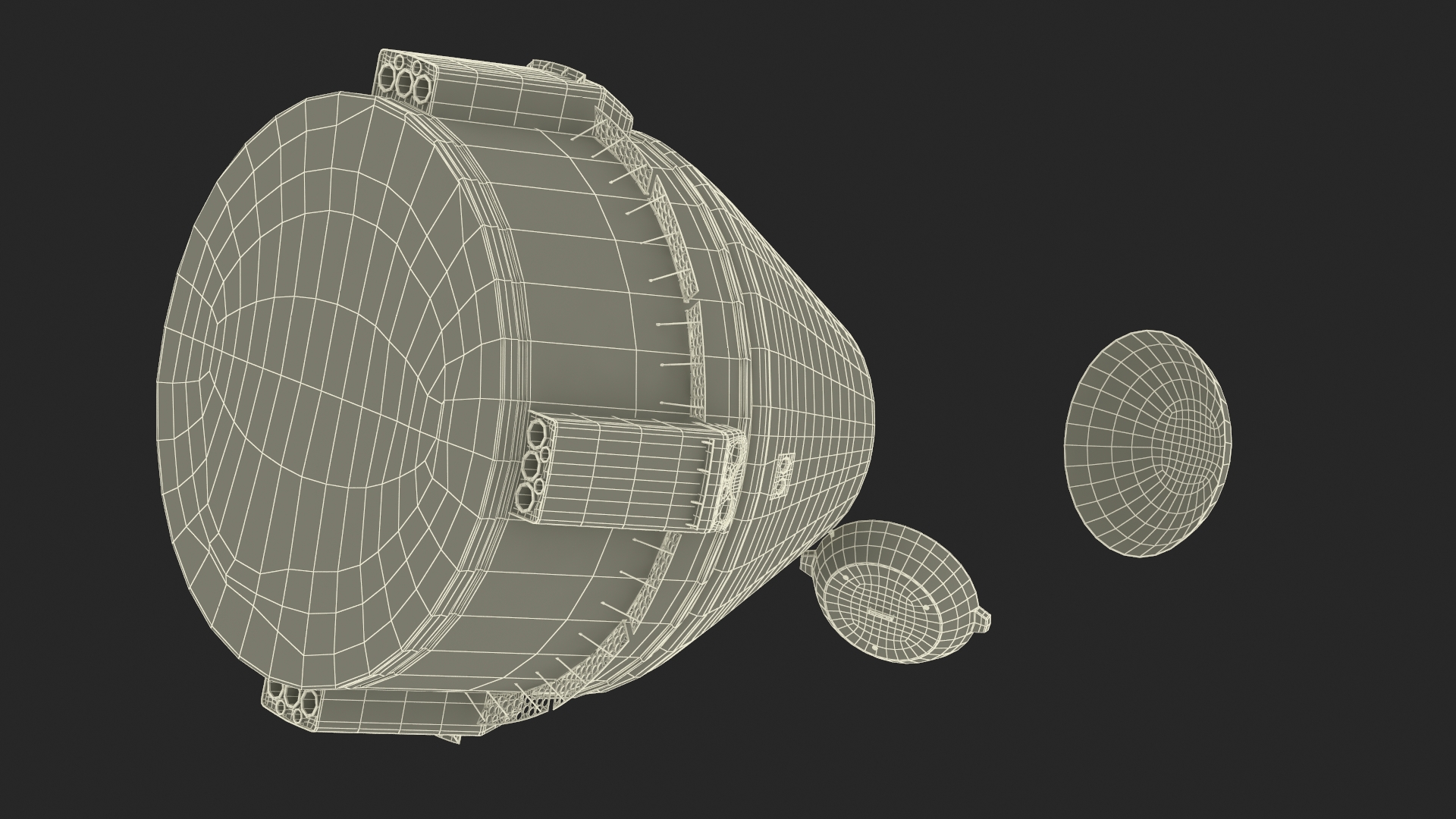 3D Spacecraft Transport Vehicle model