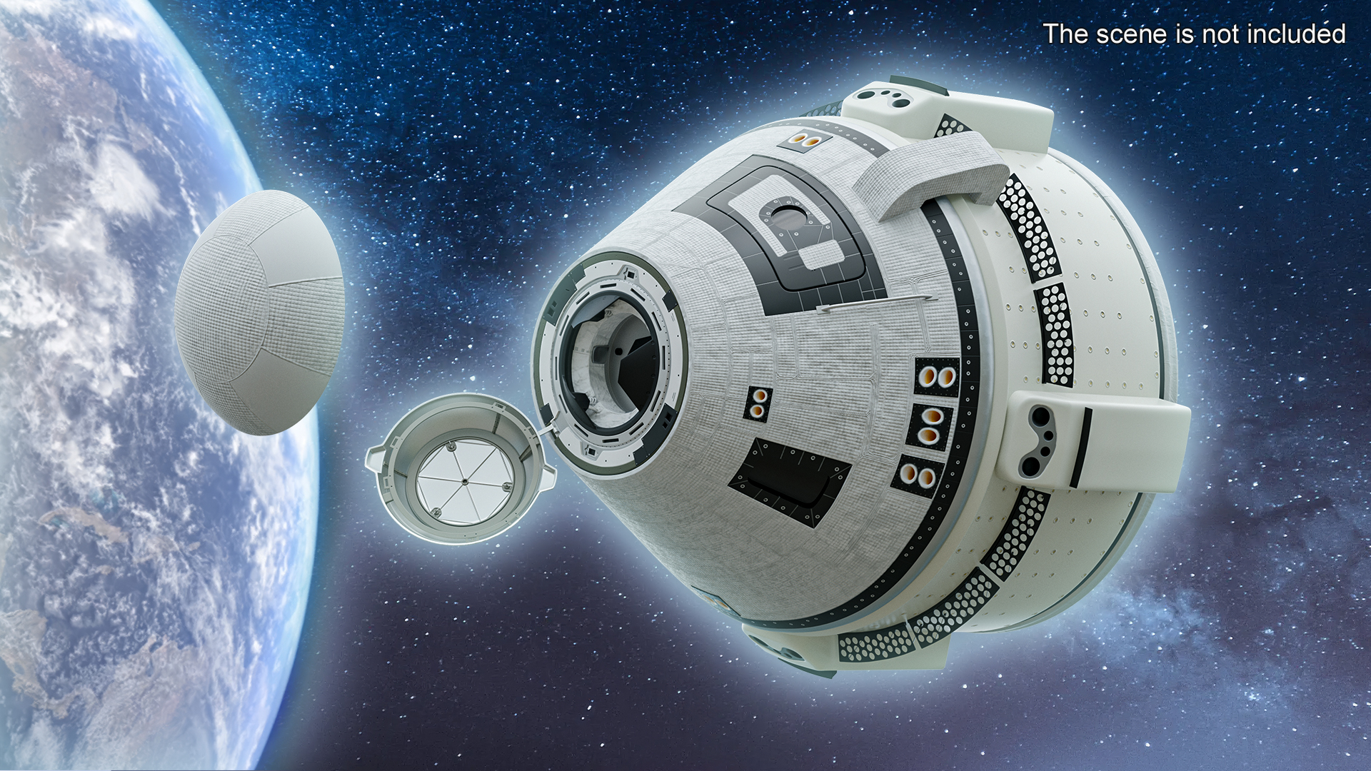 3D Spacecraft Transport Vehicle model