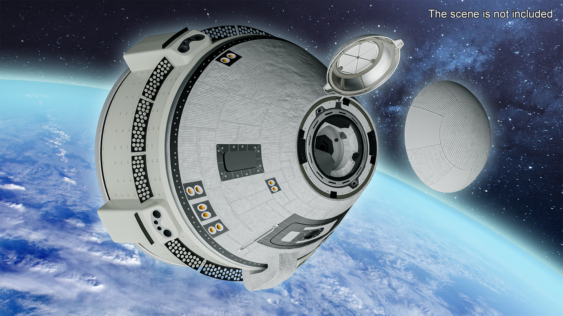 3D Spacecraft Transport Vehicle model