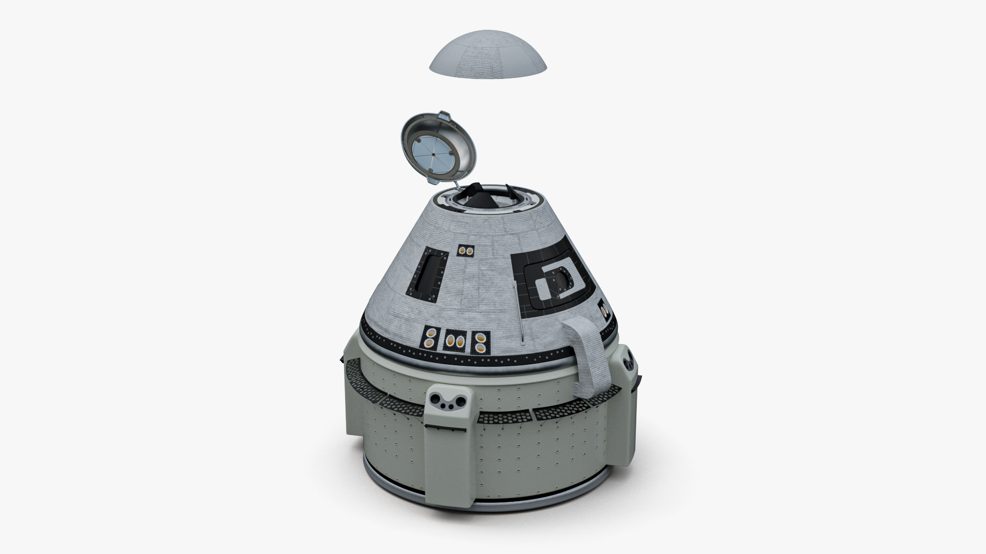 3D Spacecraft Transport Vehicle model