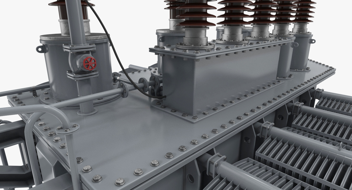 Overload Distribution Power Transformer 3D model