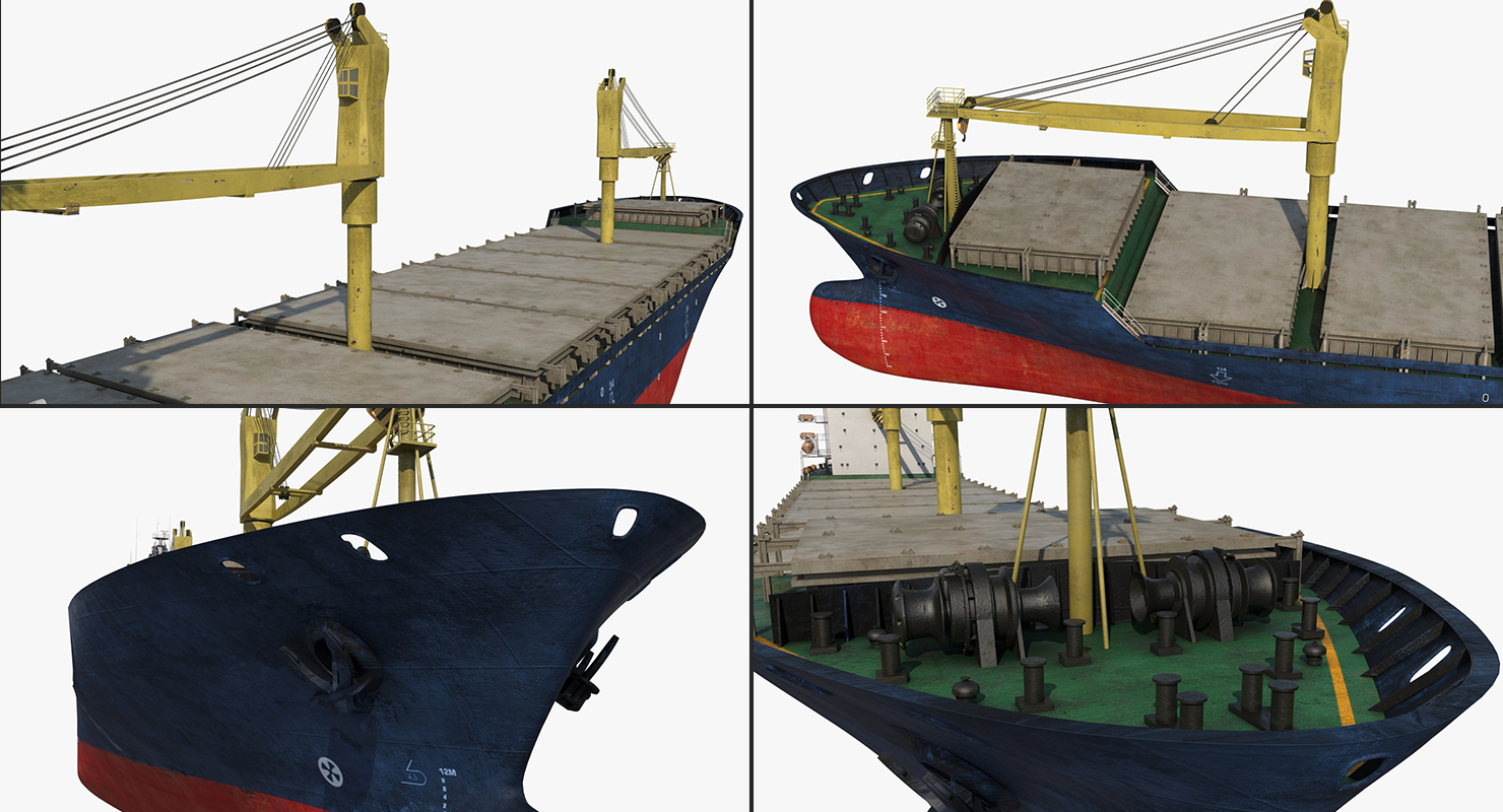 Sea Cargo Ship Generic 3D