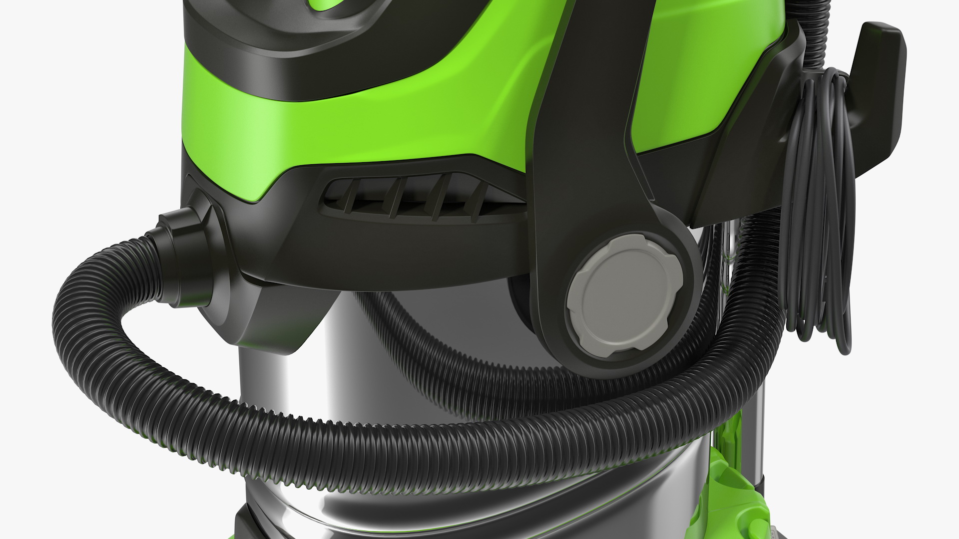3D Industrial Multi-Purpose Vacuum Cleaner Folded