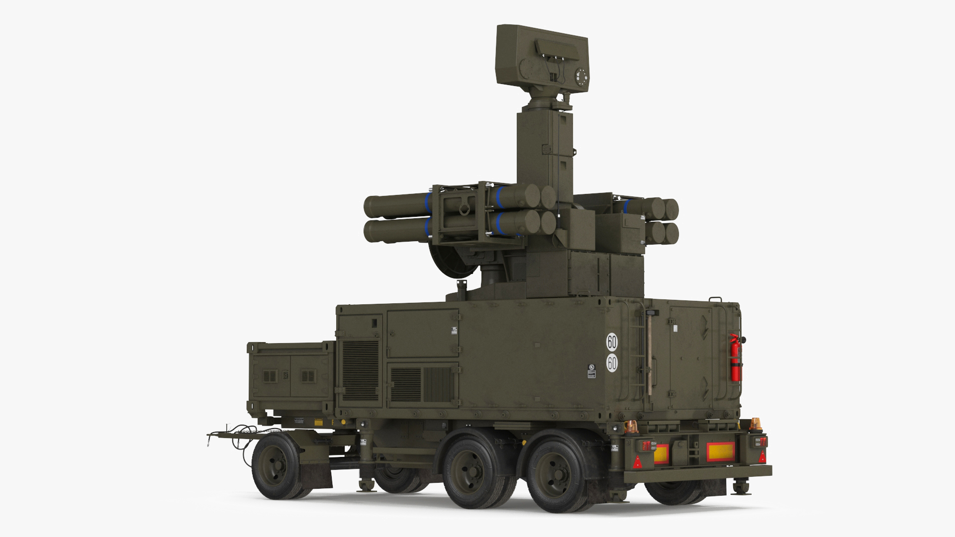 Crotale NG Air Defense Missile System 3D
