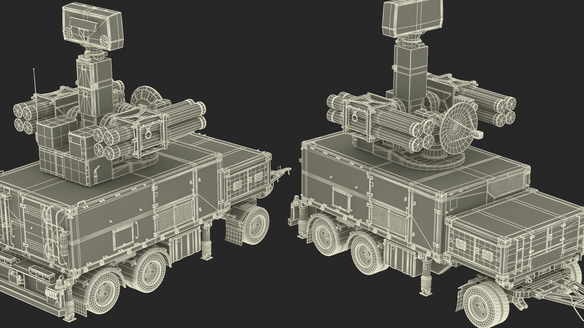 Crotale NG Air Defense Missile System 3D