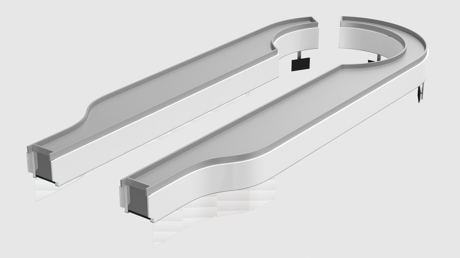 Airport Security Lanes 3D