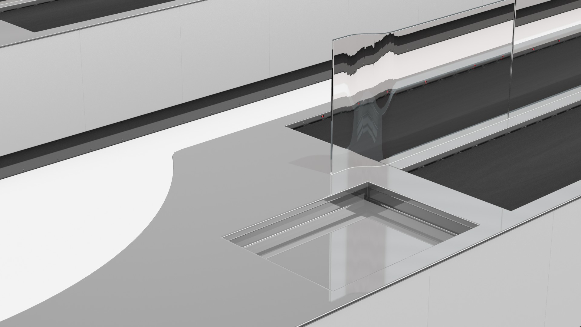 Airport Security Lanes 3D