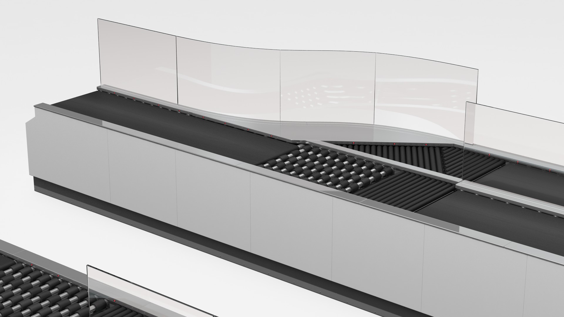 Airport Security Lanes 3D