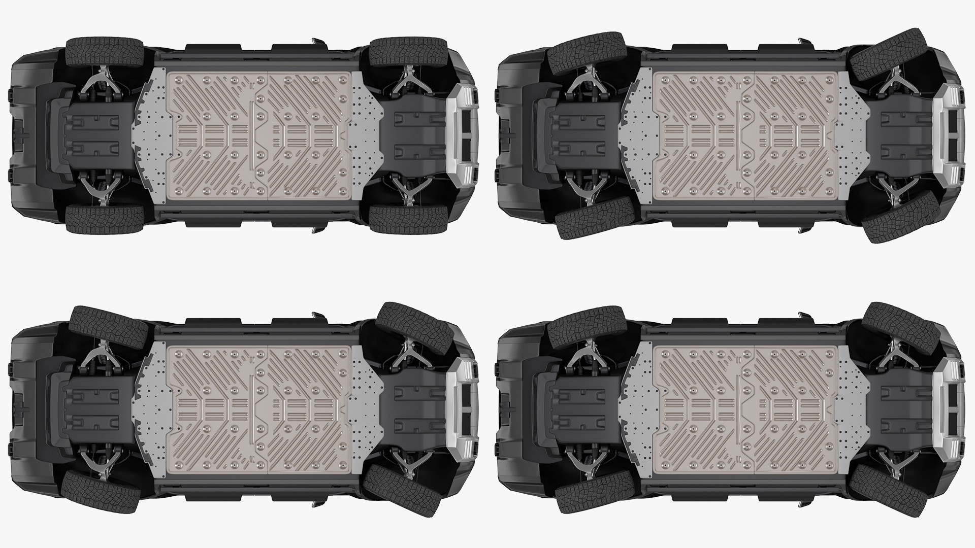 3D GMC Hummer EV Pickup Truck SUT Black Rigged model