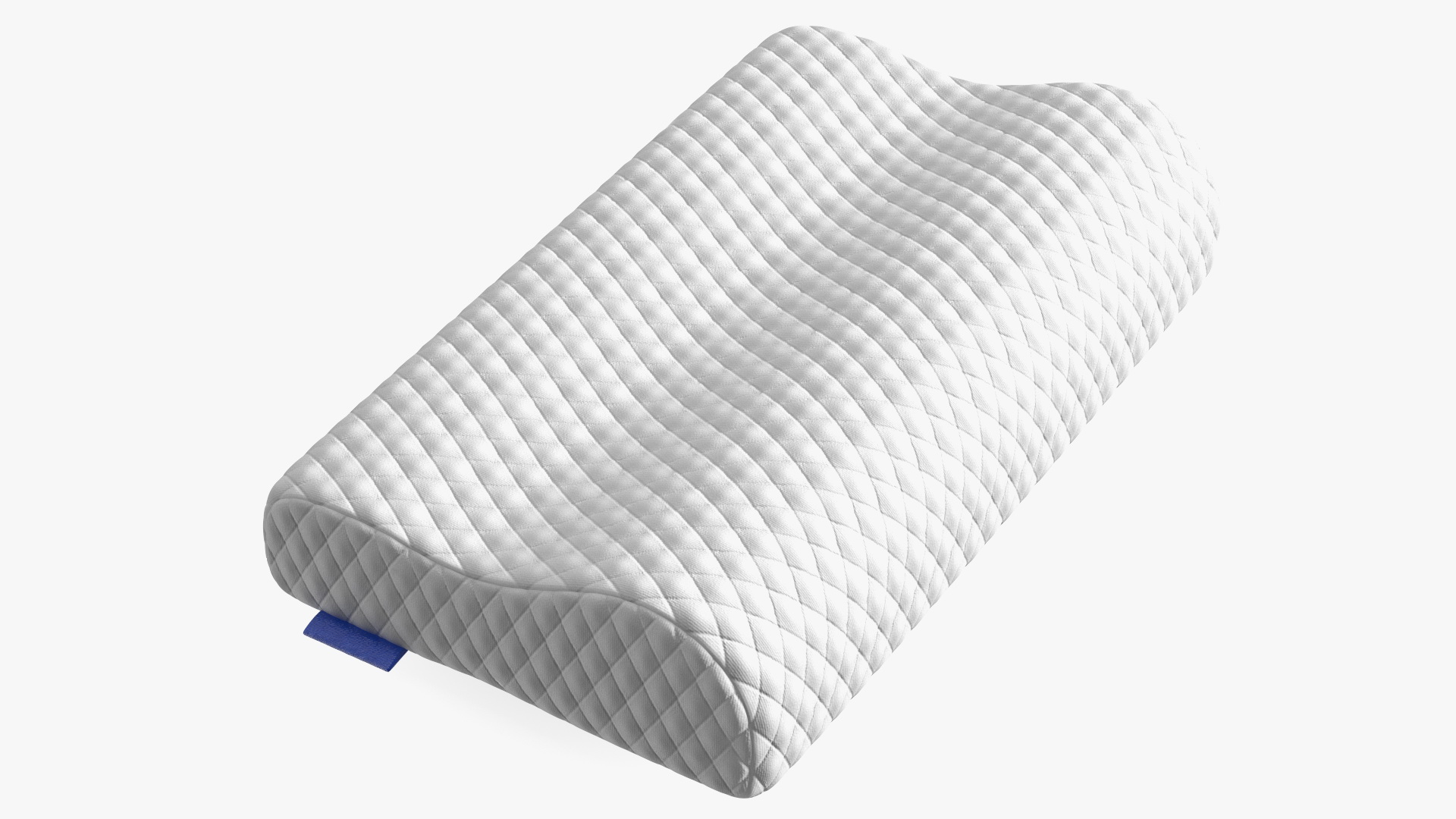 Contoured Orthopedic Memory Pillow 3D model