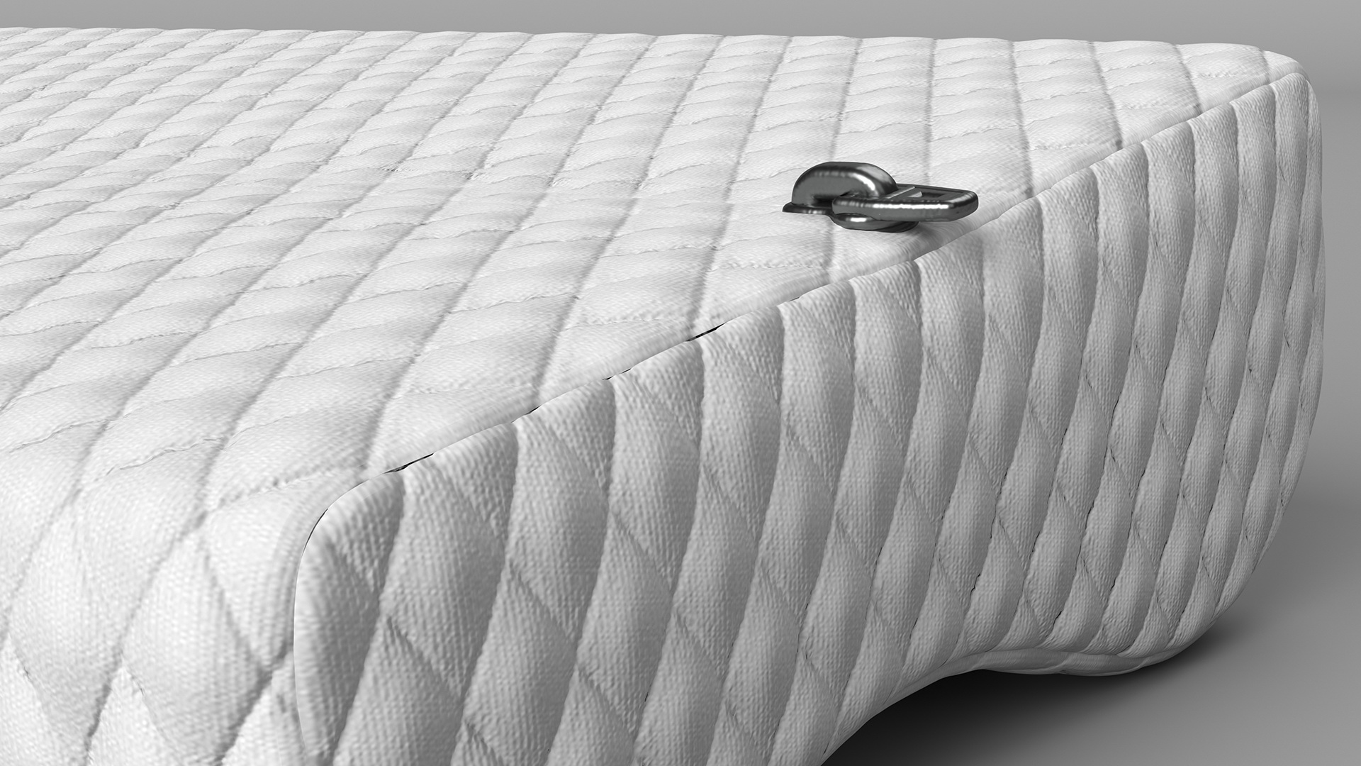 Contoured Orthopedic Memory Pillow 3D model