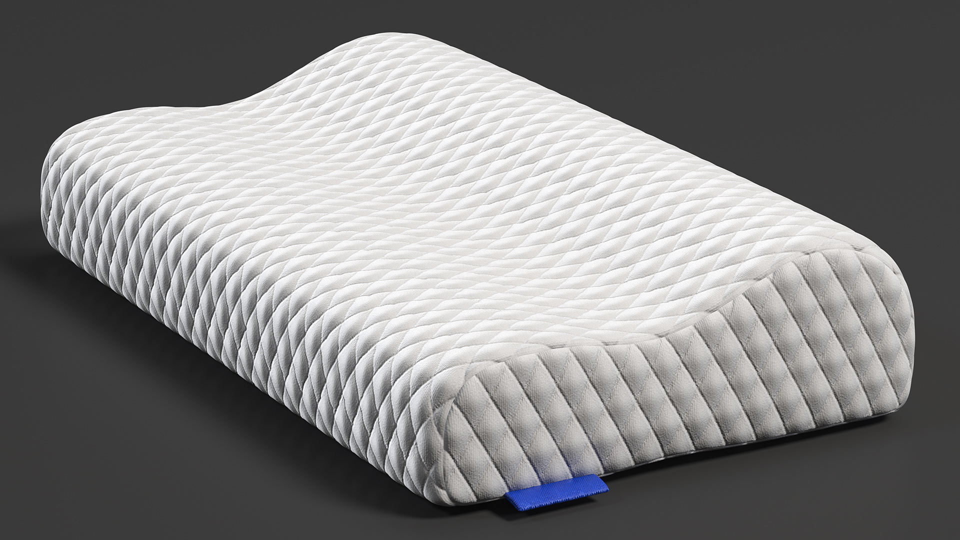 Contoured Orthopedic Memory Pillow 3D model