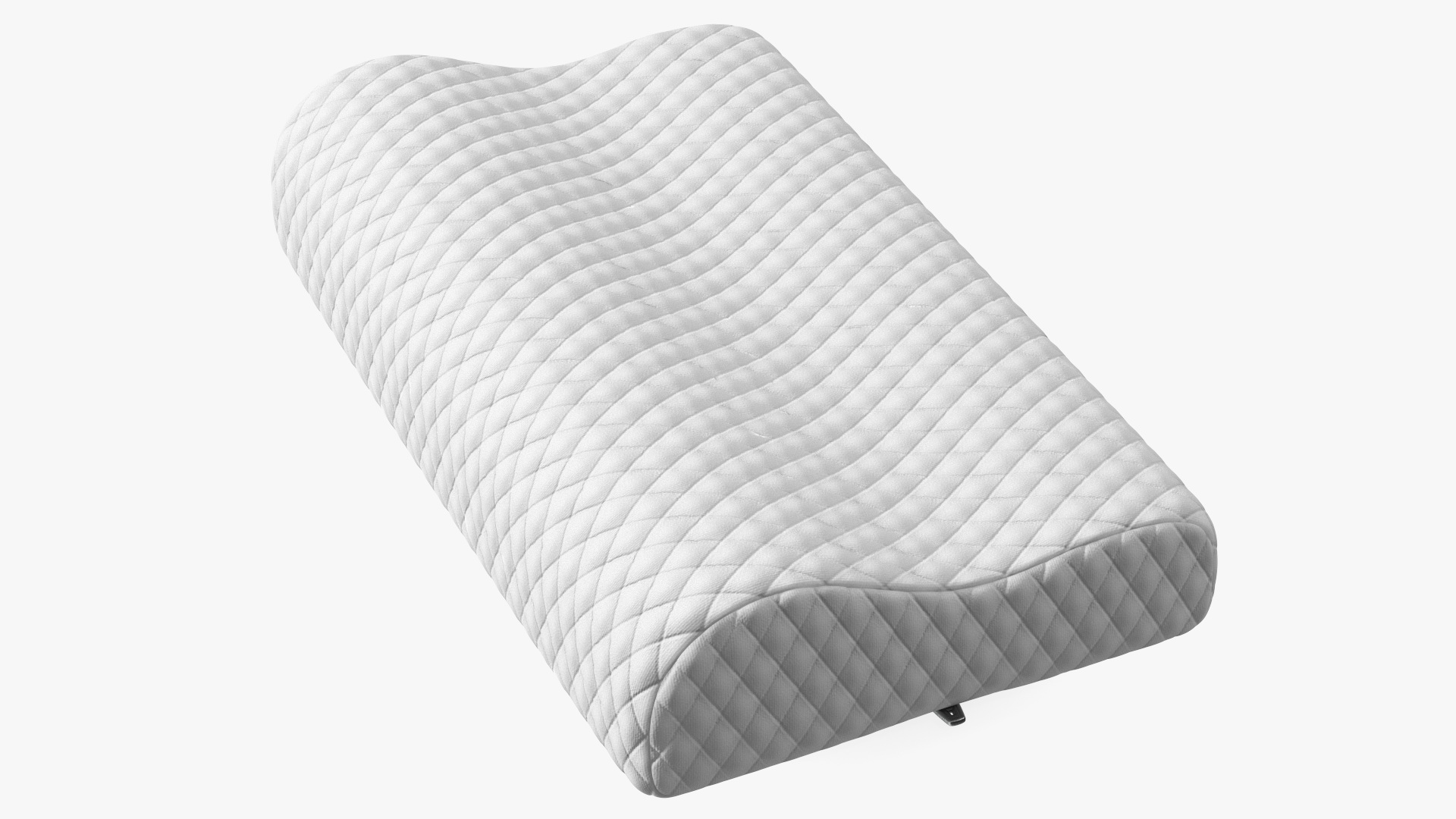 Contoured Orthopedic Memory Pillow 3D model