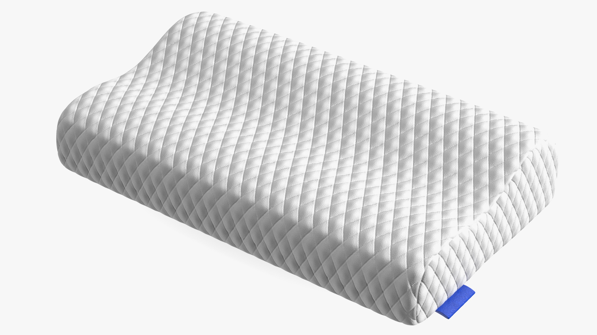 Contoured Orthopedic Memory Pillow 3D model