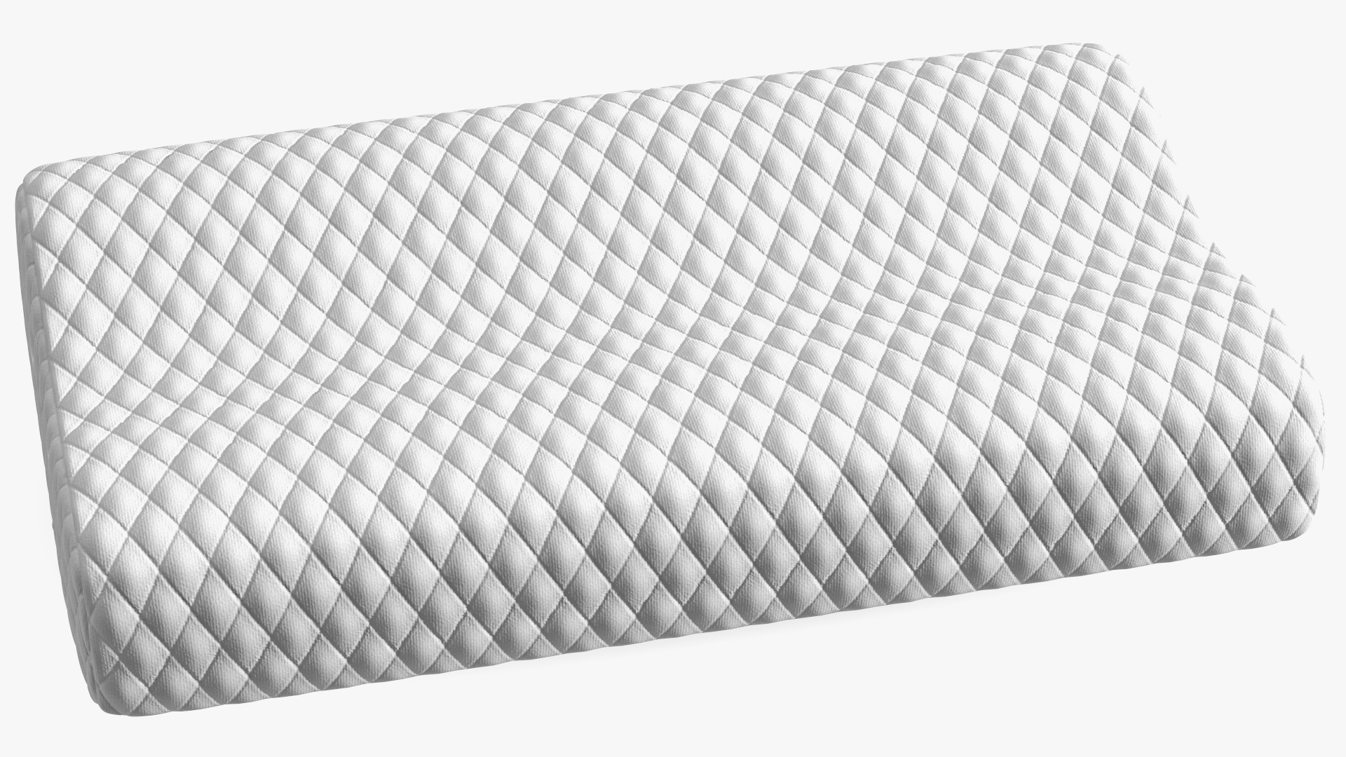 Contoured Orthopedic Memory Pillow 3D model