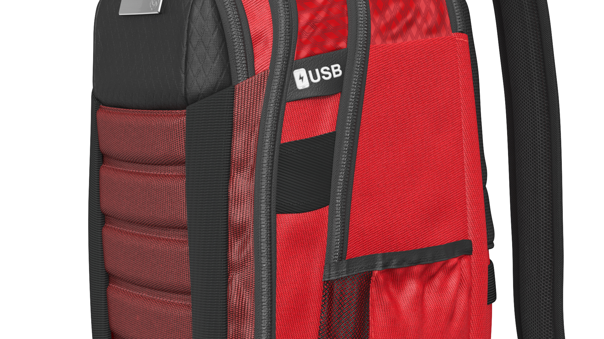 Samsonite Carrier GSD Backpack Classic Red 3D