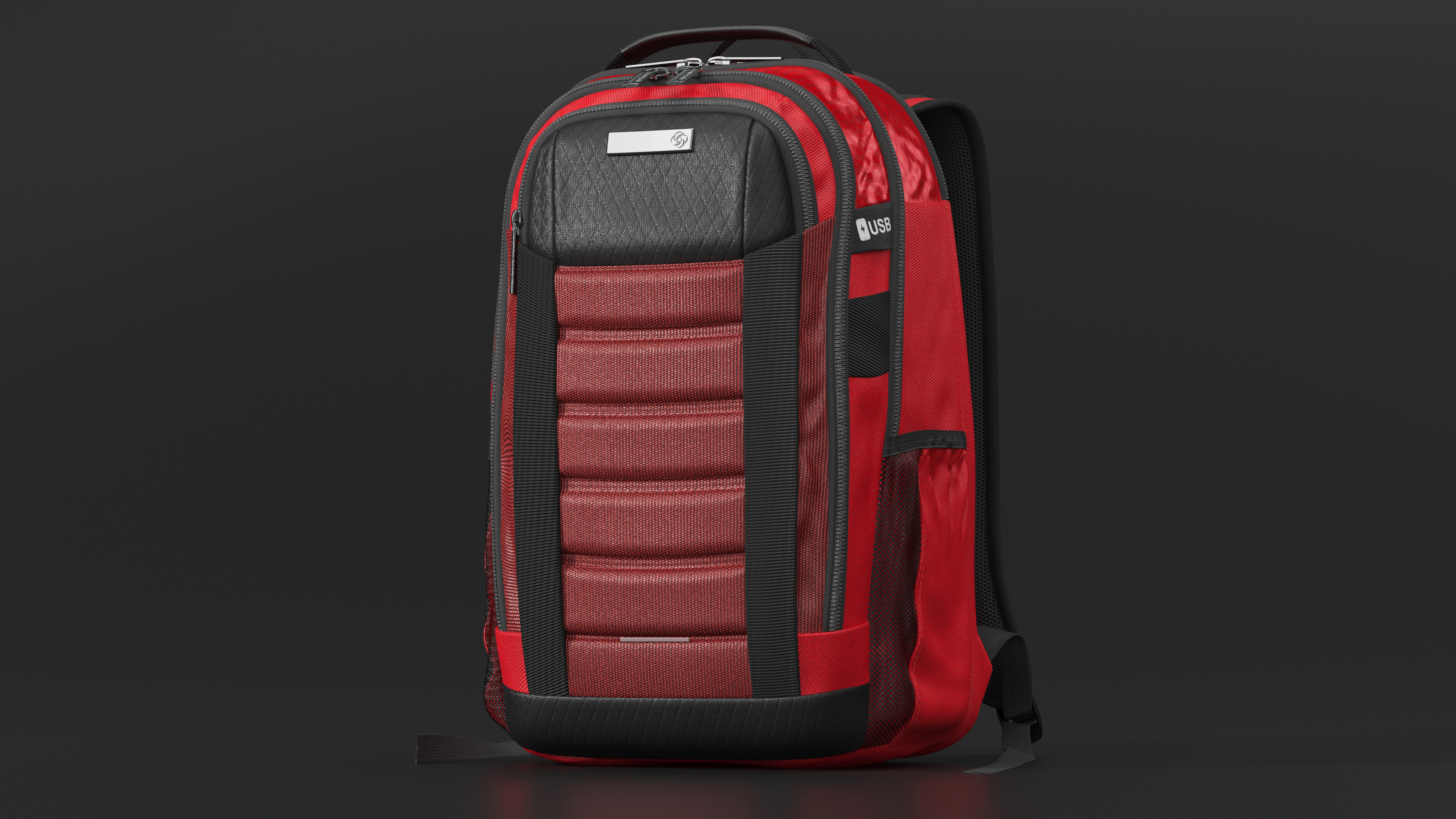 Samsonite Carrier GSD Backpack Classic Red 3D
