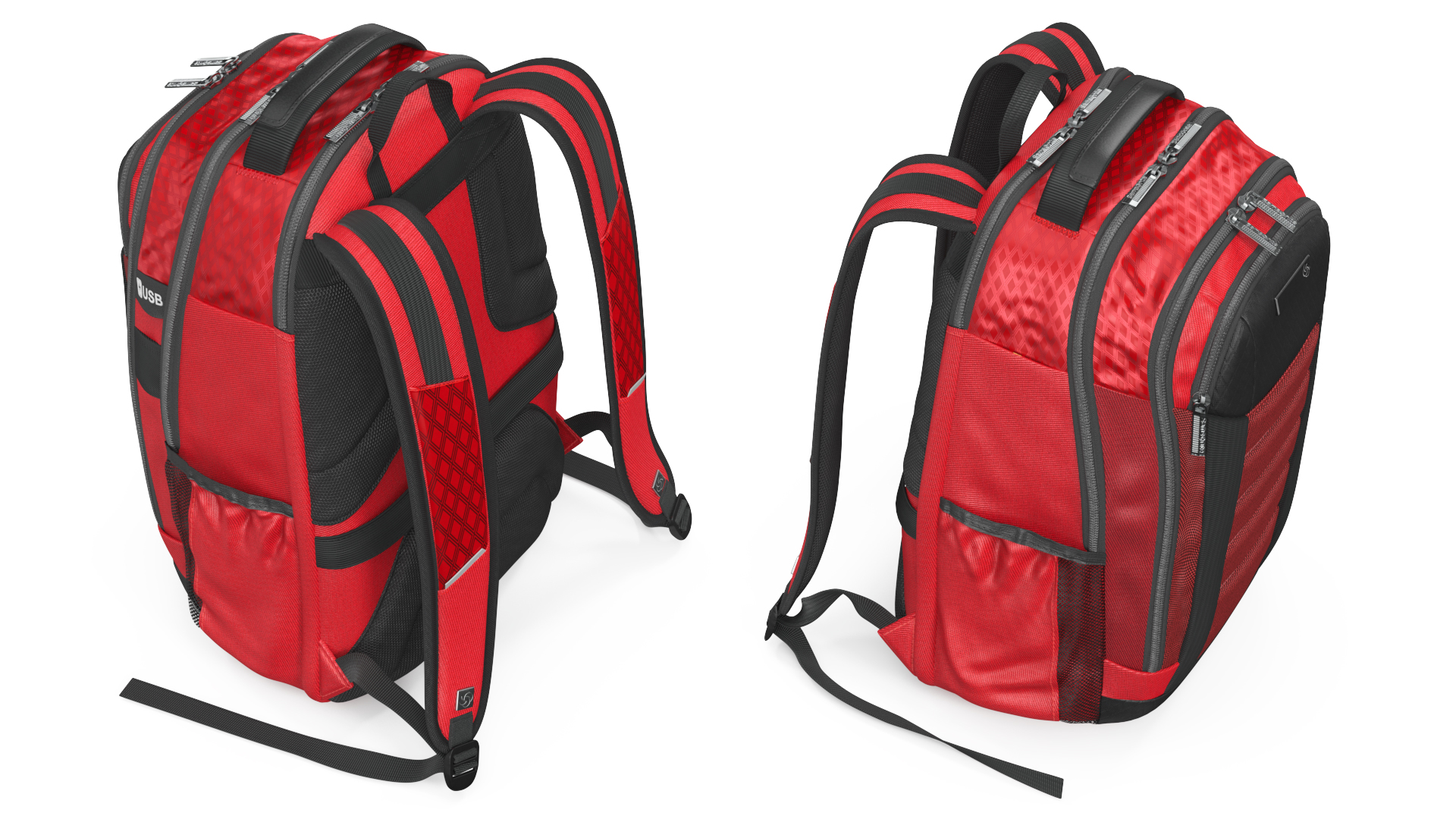 Samsonite Carrier GSD Backpack Classic Red 3D