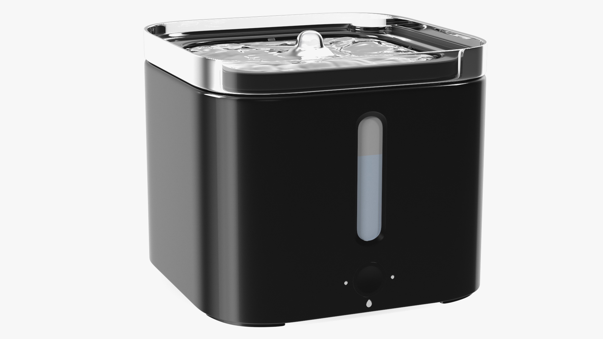 Pet Water Fountain Black 3D model