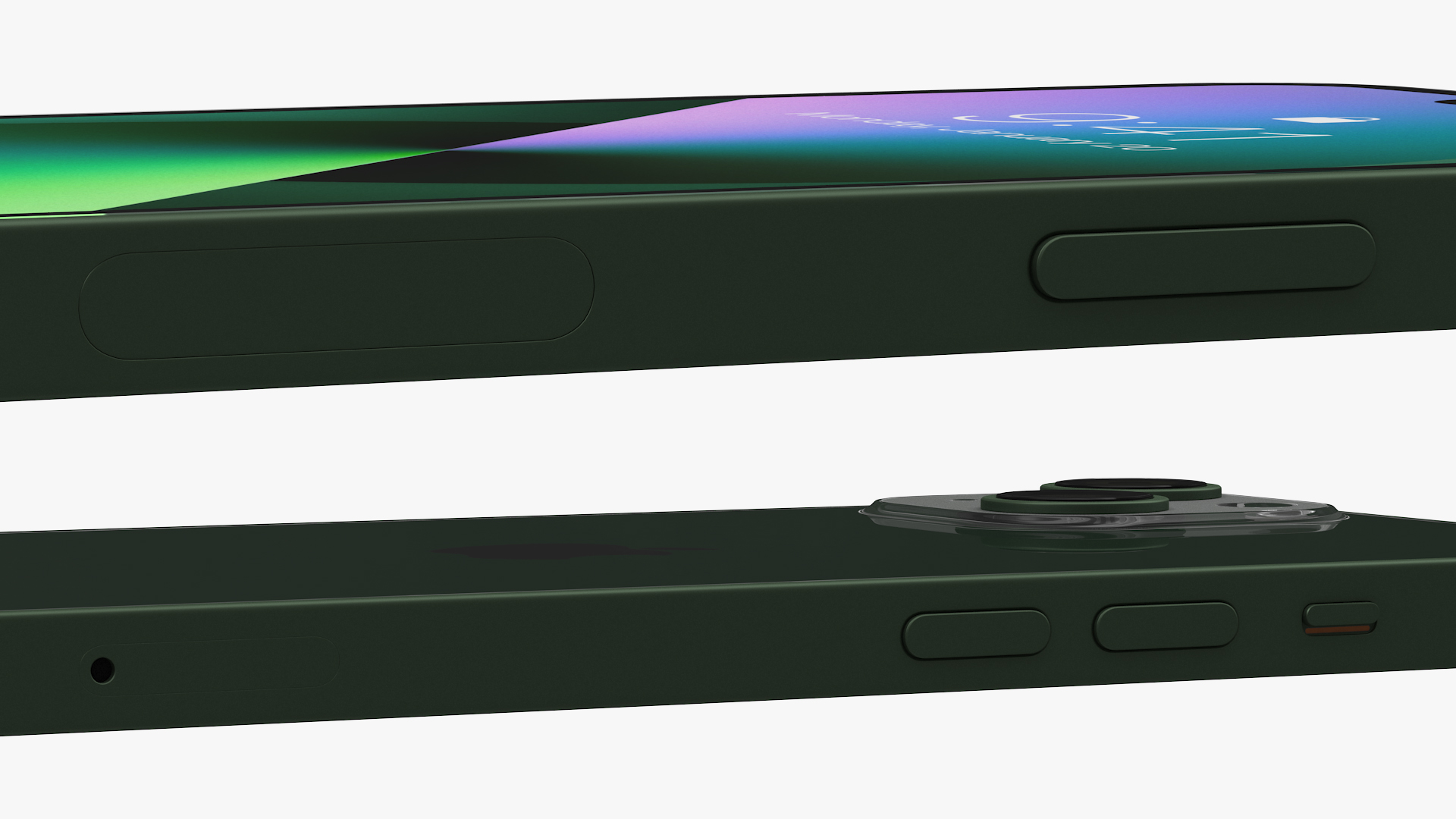 3D Apple iPhone 13 Green