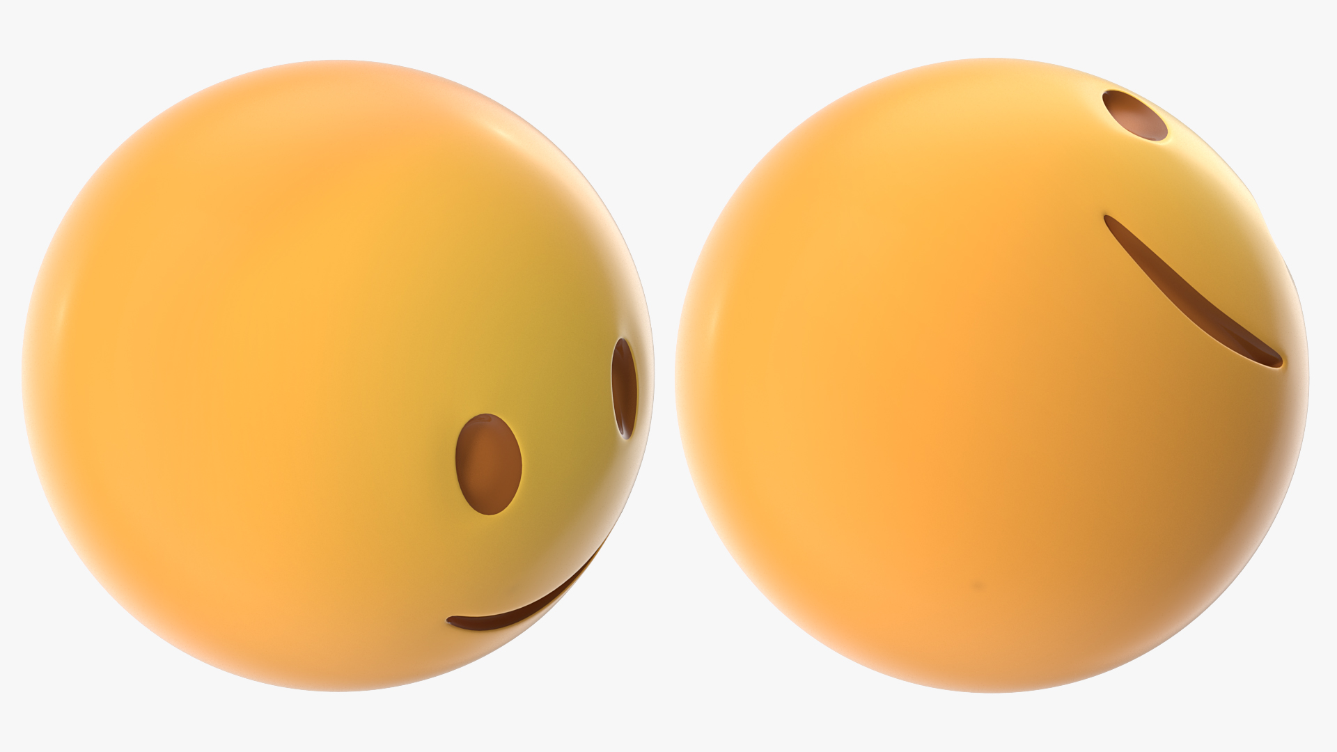 Slightly Smiling Emoji 3D