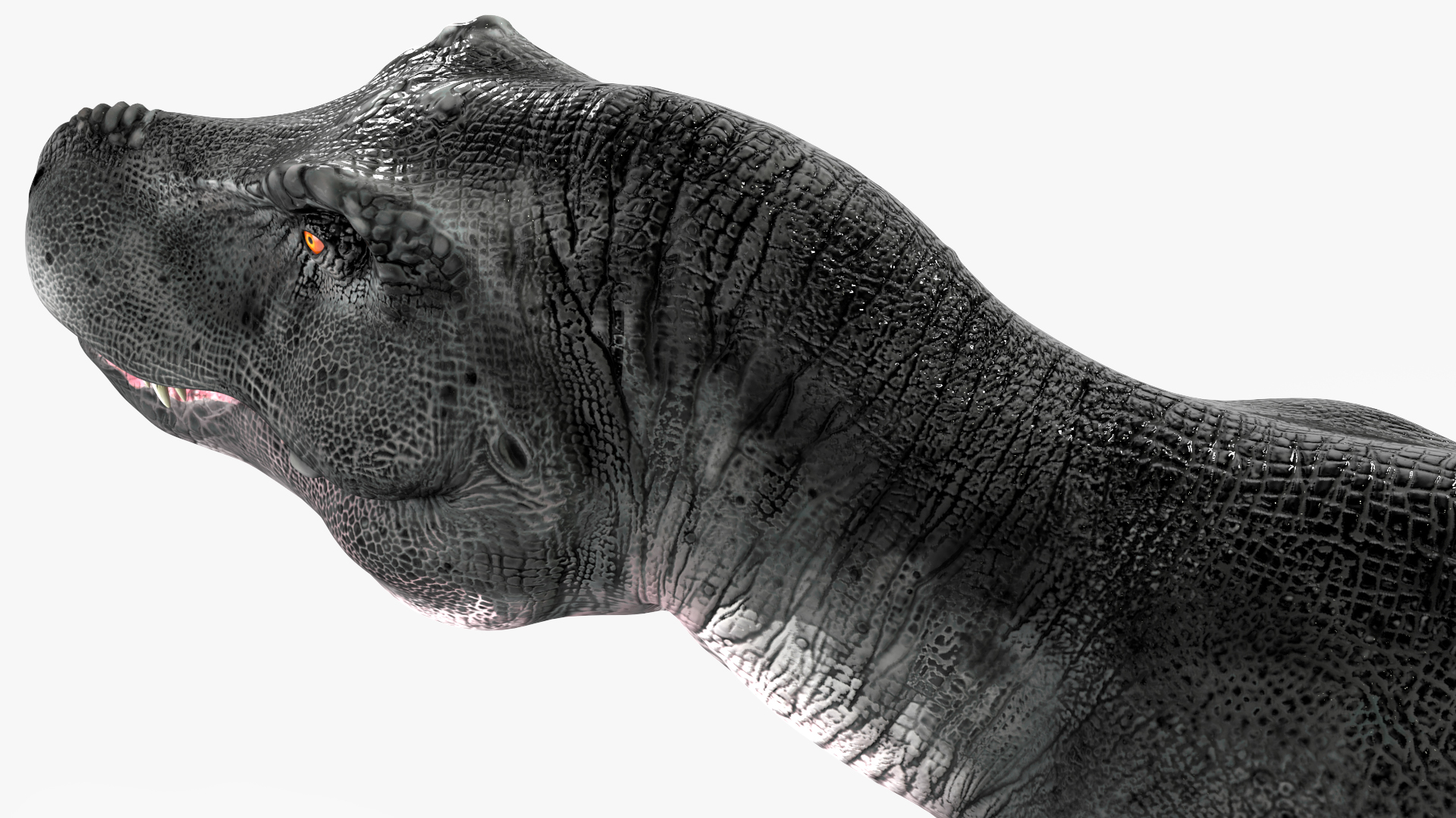 T Rex Eating Animated Rigged for Maya 3D