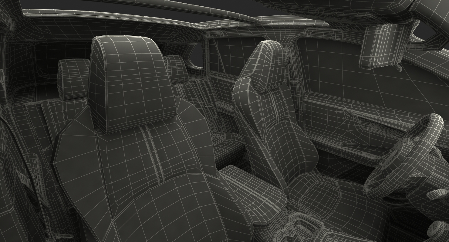 3D Toyota RAV4 2019 Rigged model