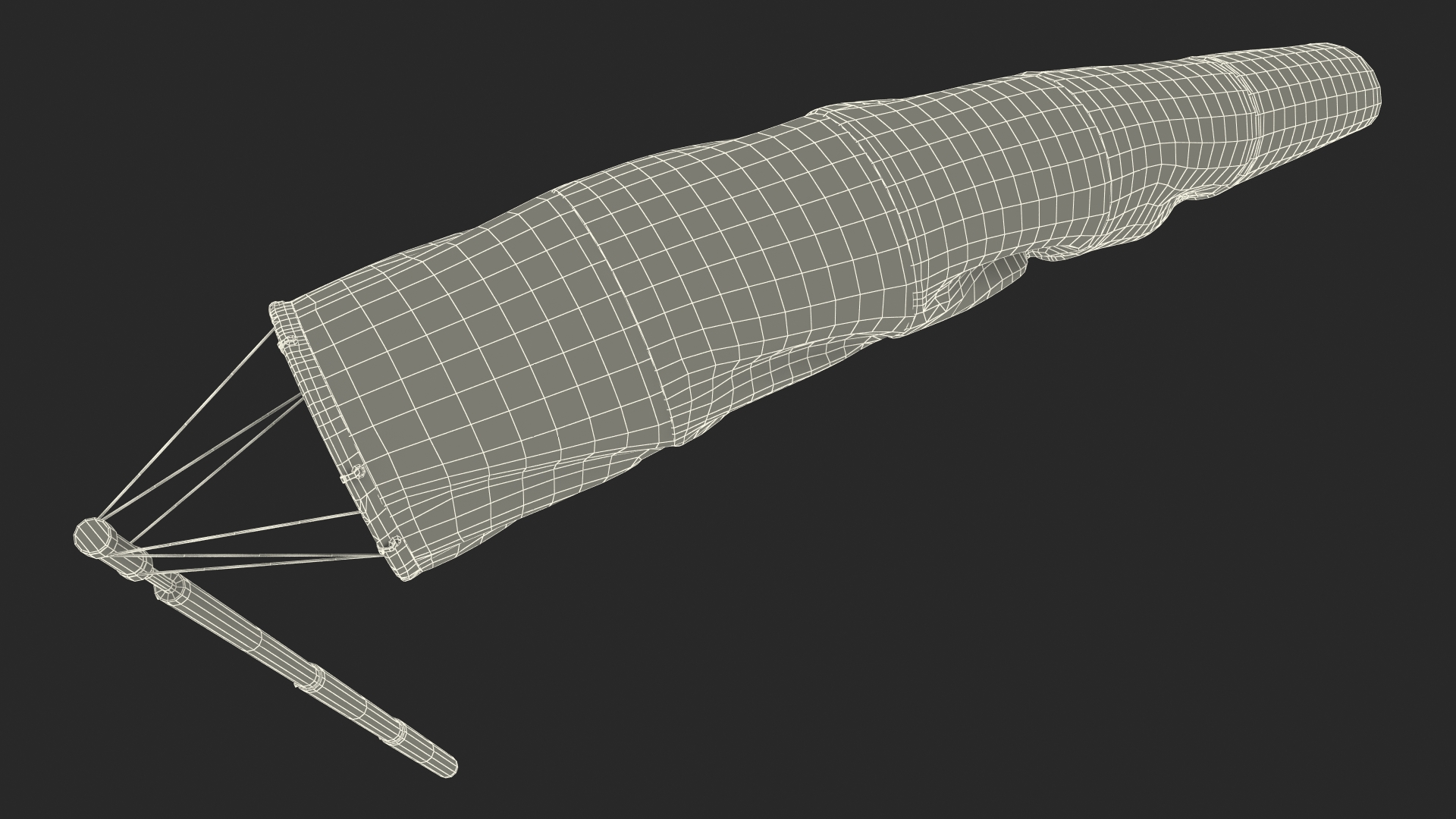 3D Wind Cone 9 Knots Wind Speed model