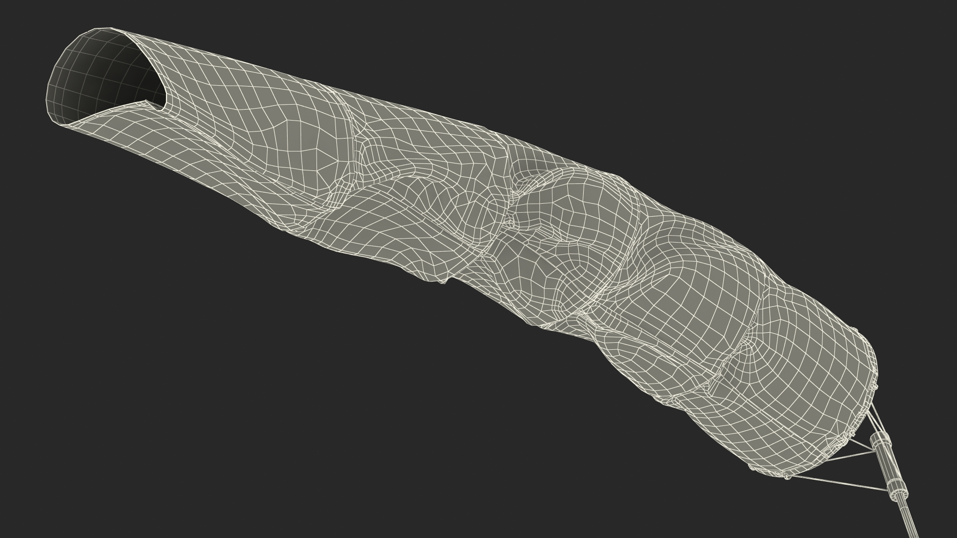 3D Wind Cone 9 Knots Wind Speed model