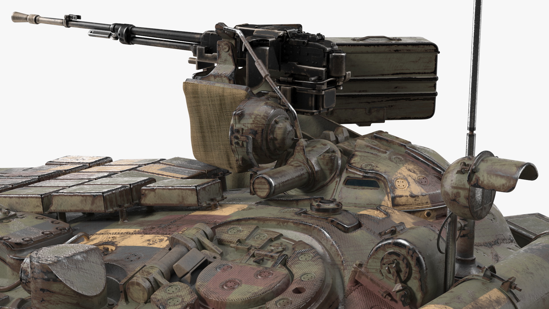 T-64 Tank Turret Dirty 3D