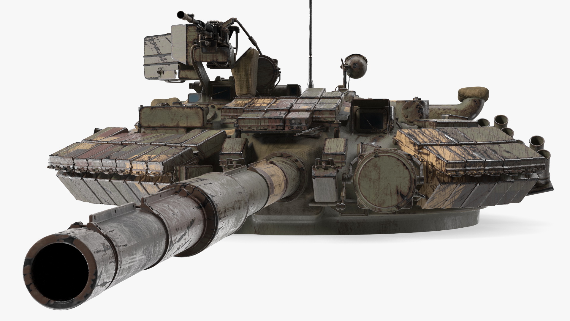 T-64 Tank Turret Dirty 3D